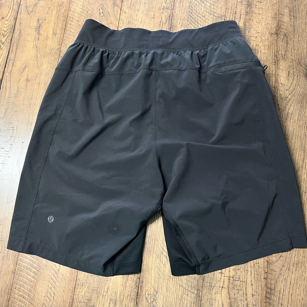 Lululemon T.H.E. shorts liner less men’s shorts pockets black drawstring